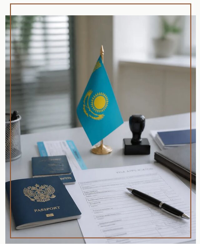 Оформление визы в Казахстан для поездки и работы в Когалыме
