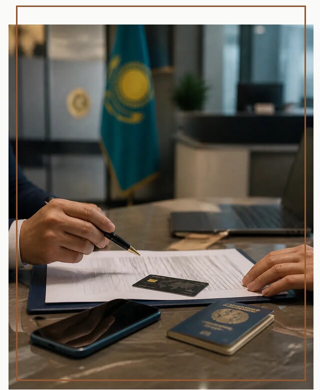 Открытие счета и банковской карты в Казахстане в Когалыме